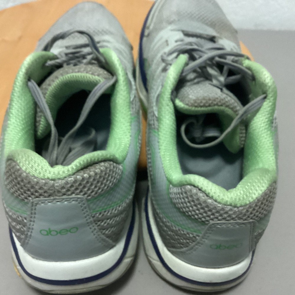 Abeo Sydney Womens Gray‎ Green Vibram Athletic Walking Running Shoes Size 10 - Picture 9 of 16